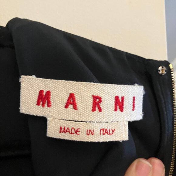 Gray and Black Marni Winter Dress - Picture 11 of 16